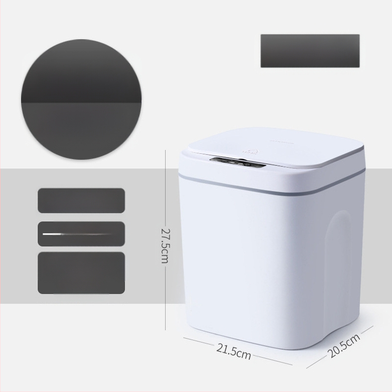 Nauja išmanioji šiukšliadėžė vonios kambario jutikliu vandeniui atspari šiukšliadėžė plastikinė kūrybinga išmaniųjų namų šiukšliadėžė didmeninė prekyba