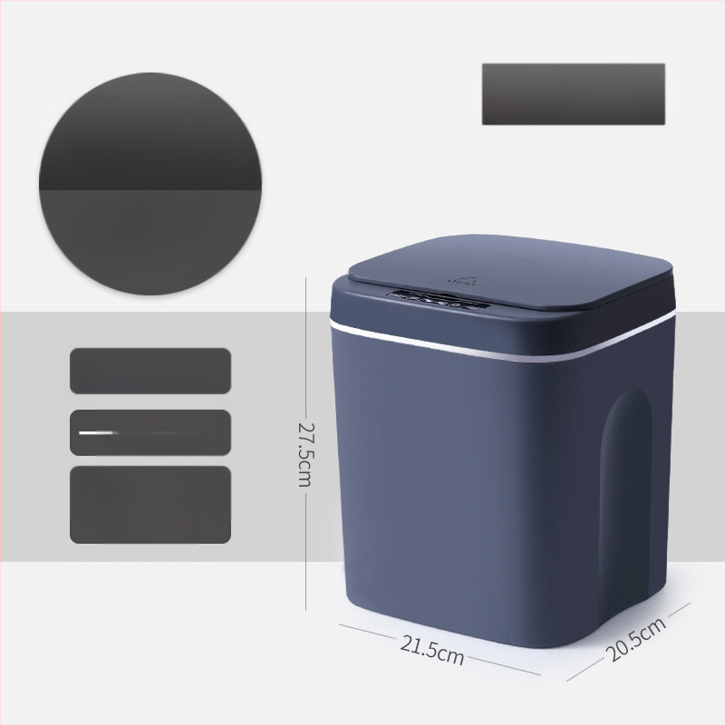 Nauja išmanioji šiukšliadėžė vonios kambario jutikliu vandeniui atspari šiukšliadėžė plastikinė kūrybinga išmaniųjų namų šiukšliadėžė didmeninė prekyba