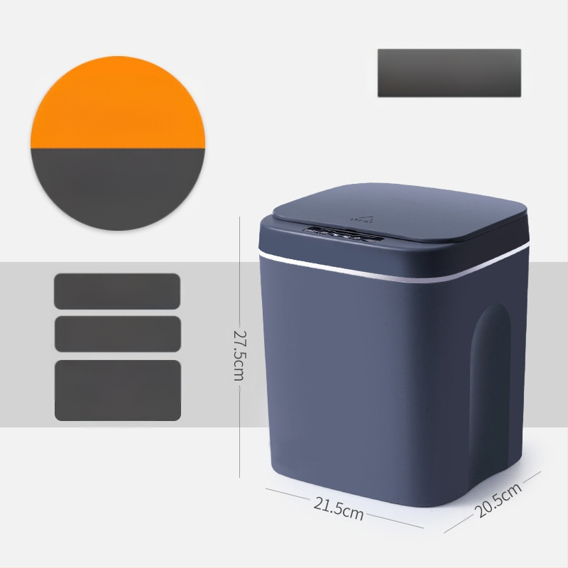 Nauja išmanioji šiukšliadėžė vonios kambario jutikliu vandeniui atspari šiukšliadėžė plastikinė kūrybinga išmaniųjų namų šiukšliadėžė didmeninė prekyba