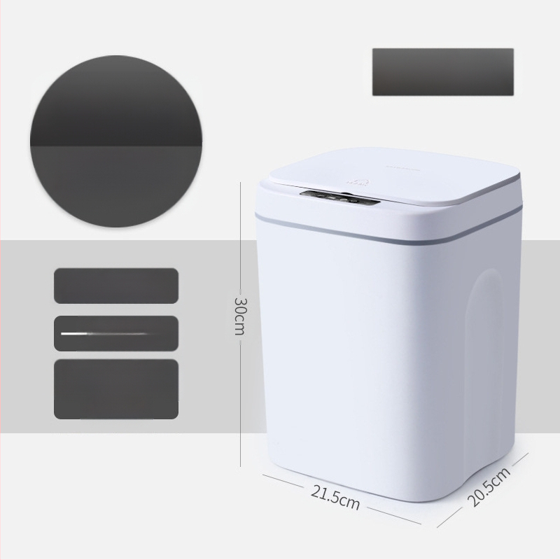Nauja išmanioji šiukšliadėžė vonios kambario jutikliu vandeniui atspari šiukšliadėžė plastikinė kūrybinga išmaniųjų namų šiukšliadėžė didmeninė prekyba