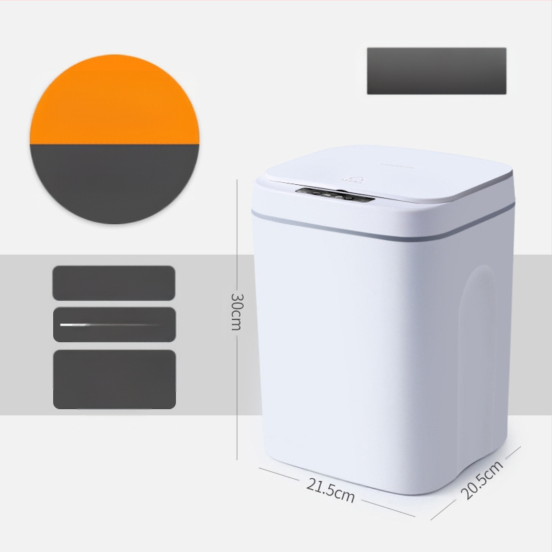 Nauja išmanioji šiukšliadėžė vonios kambario jutikliu vandeniui atspari šiukšliadėžė plastikinė kūrybinga išmaniųjų namų šiukšliadėžė didmeninė prekyba