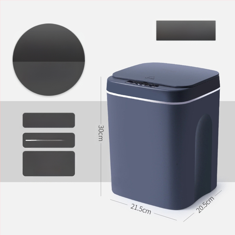 Nauja išmanioji šiukšliadėžė vonios kambario jutikliu vandeniui atspari šiukšliadėžė plastikinė kūrybinga išmaniųjų namų šiukšliadėžė didmeninė prekyba