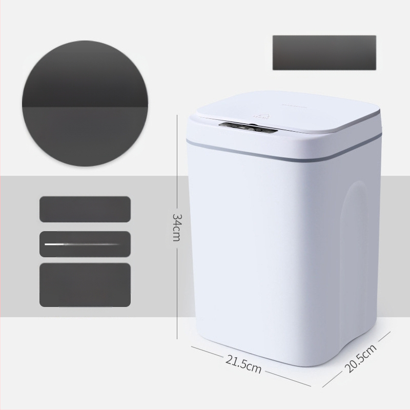 Nauja išmanioji šiukšliadėžė vonios kambario jutikliu vandeniui atspari šiukšliadėžė plastikinė kūrybinga išmaniųjų namų šiukšliadėžė didmeninė prekyba