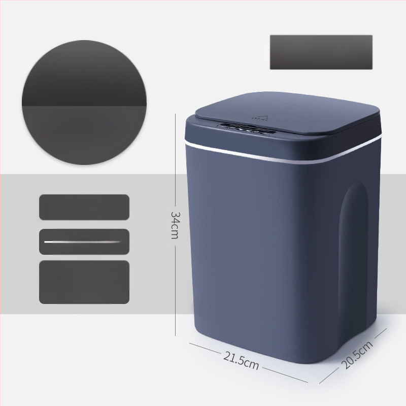 Nauja išmanioji šiukšliadėžė vonios kambario jutikliu vandeniui atspari šiukšliadėžė plastikinė kūrybinga išmaniųjų namų šiukšliadėžė didmeninė prekyba