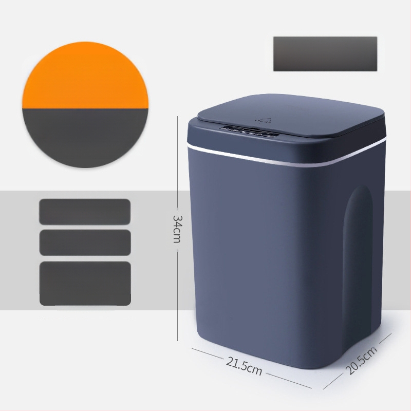 Nauja išmanioji šiukšliadėžė vonios kambario jutikliu vandeniui atspari šiukšliadėžė plastikinė kūrybinga išmaniųjų namų šiukšliadėžė didmeninė prekyba