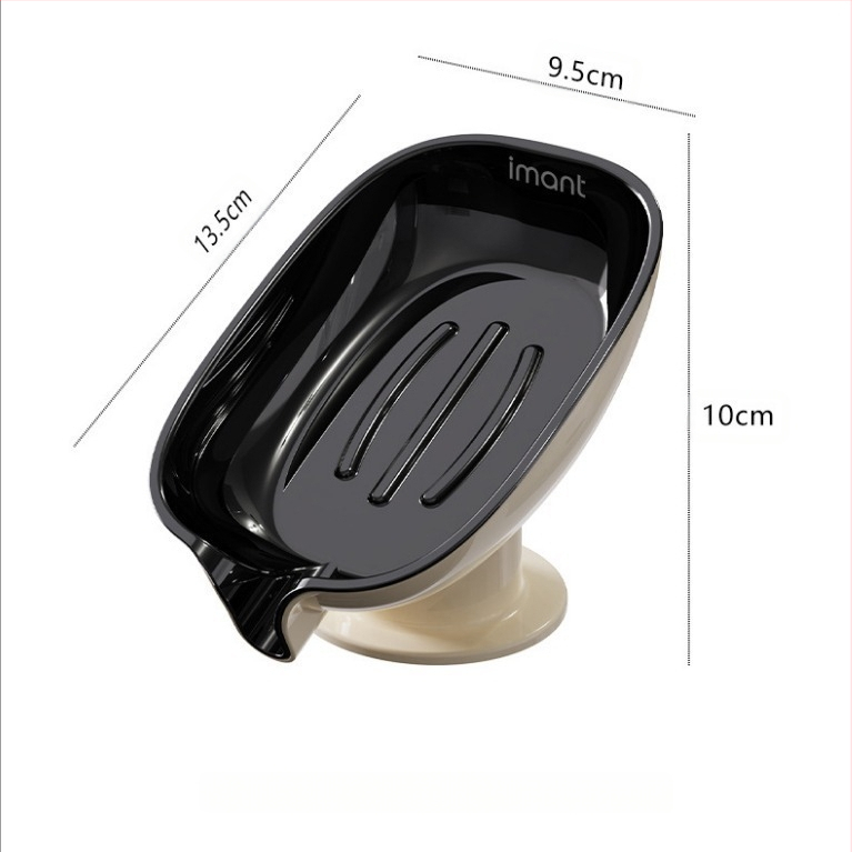 Σαπουνοθήκη Διπλής στρώσης με βεντούζα χωρίς τρύπημα, σαπουνοθήκη μπάνιου, πάγκος κουζίνας, σαπουνοθήκη χονδρικής