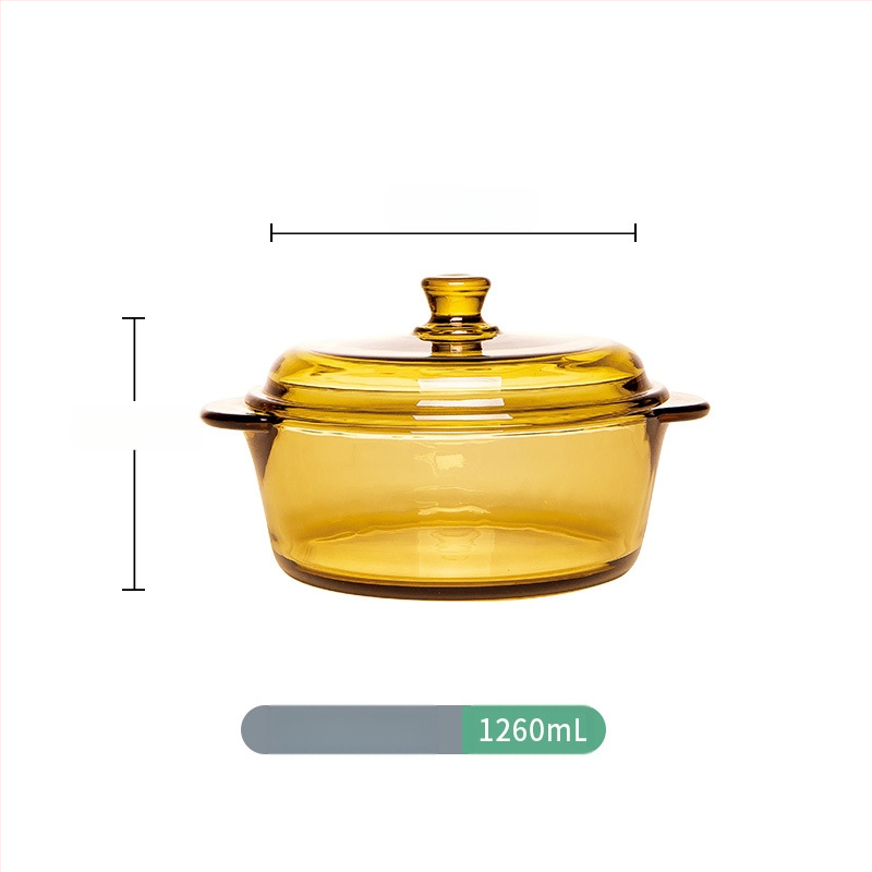 Kodumajapidamises kasutatav läbipaistev pliivaba paksendatud kristallist karastatud klaasist kauss kaanega supikauss nuudlikauss klaasist pott mikrolaineahi saadaval