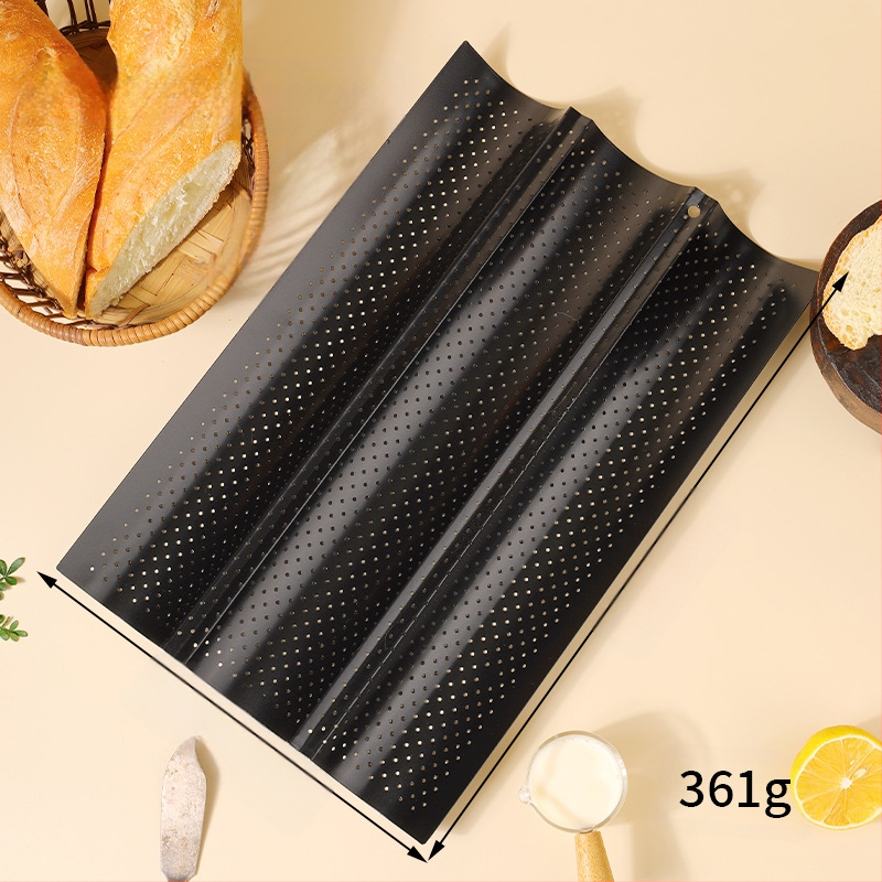 Prantsuse saia rest Prantsuse baguette baguette 4-tasane 3-tasane Prantsuse baguette baguette küpsetusplaat vorm mittenakkuva taina küpsetusvorm