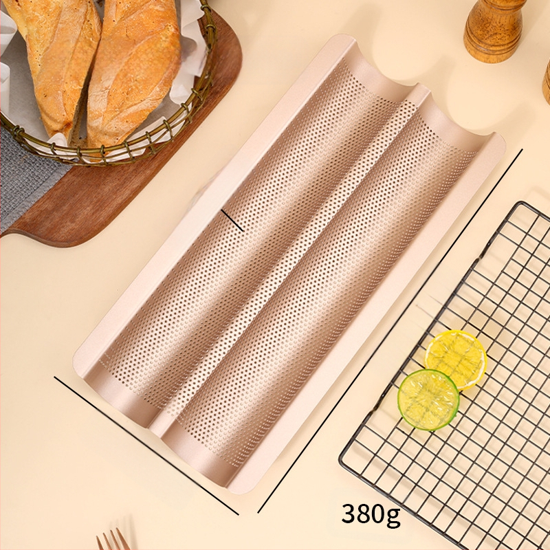 Prantsuse saia rest Prantsuse baguette baguette 4-tasane 3-tasane Prantsuse baguette baguette küpsetusplaat vorm mittenakkuva taina küpsetusvorm