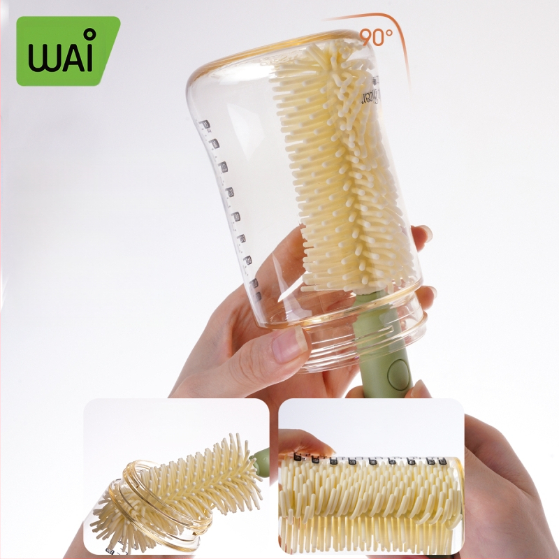 Kaasaskantav lutipudelihari tassihari silikoonist puhastushari vastsündinu puhastushari hoiukarp reisiülikond