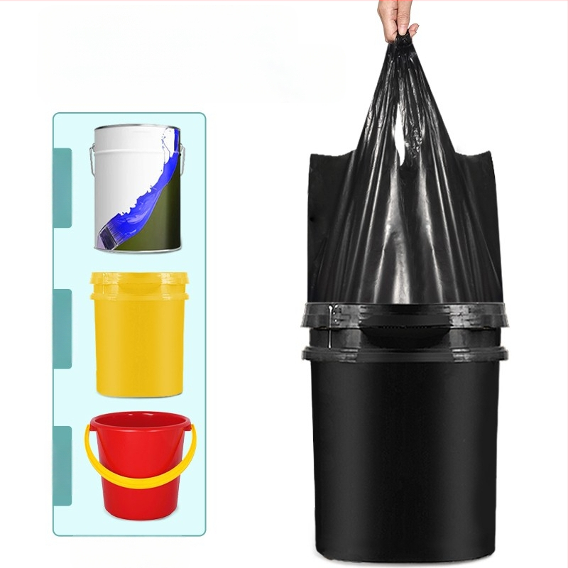 Suur prügikott, suur paks, mitte kergesti purunev majapidamises kaasaskantav köögikott, kaubanduslik vest, kilekott partii