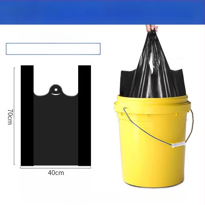 Suur prügikott, suur paks, mitte kergesti purunev majapidamises kaasaskantav köögikott, kaubanduslik vest, kilekott partii