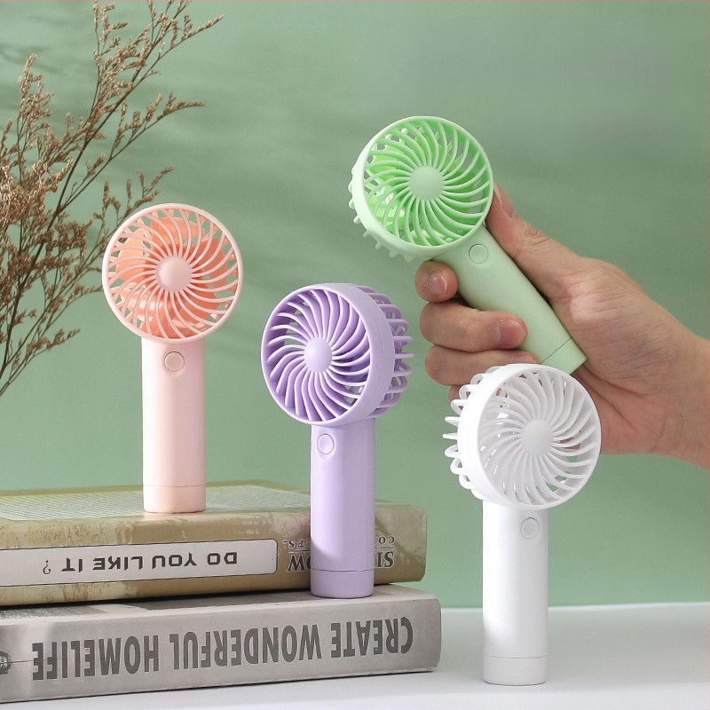 2024 m. Naujas nešiojamas, trijų pavarų, nutildytas, nešiojamas, mažas elektrinis ventiliatorius, dovanų, spausdintas logotipas, USB įkrovimas