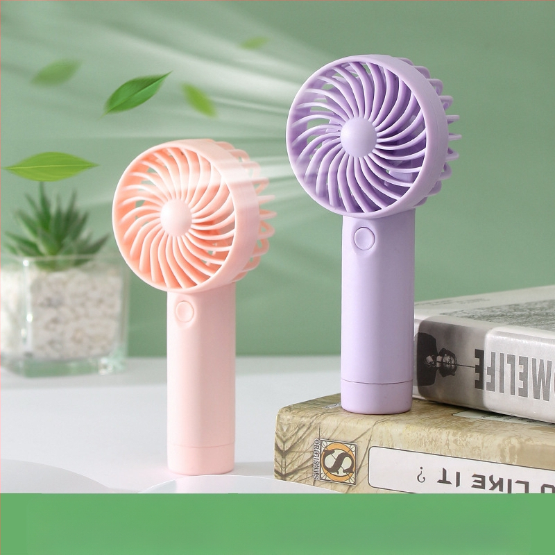 2024 m. Naujas nešiojamas, trijų pavarų, nutildytas, nešiojamas, mažas elektrinis ventiliatorius, dovanų, spausdintas logotipas, USB įkrovimas