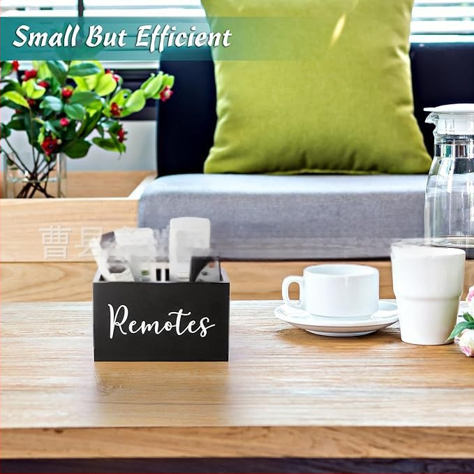 Medinė dėžutė su stalviršiu, kavos arbatos maišelių laikymo dėžutė su rankena, stalo nuotolinio valdymo pulto laikymo dėžutė, didmeninė prekyba