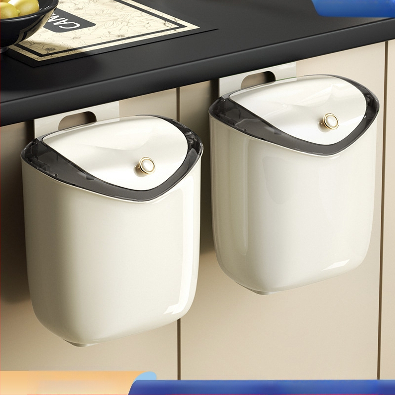 Köögi seinale kinnitatav prügikast, augustamata tualettkapi ukse prügikast kaanega, majapidamise libisev prügikast, hulgimüük