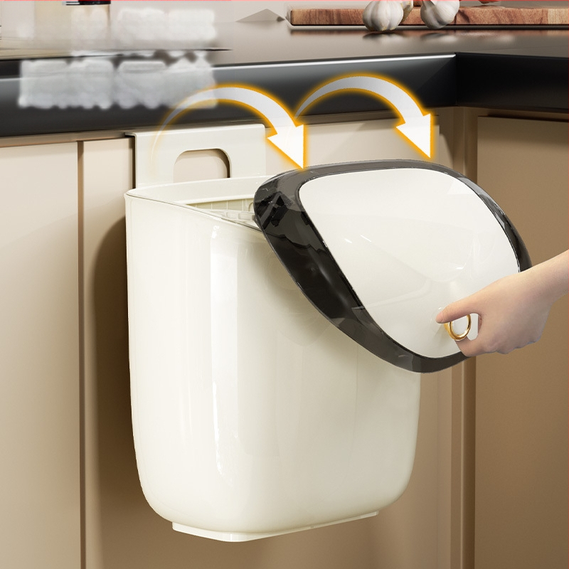 Köögi seinale kinnitatav prügikast, augustamata tualettkapi ukse prügikast kaanega, majapidamise libisev prügikast, hulgimüük