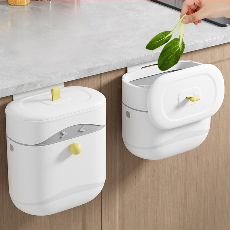 Köögi seinale kinnitatav prügikast, augustamata tualettkapi ukse prügikast kaanega, majapidamise libisev prügikast, hulgimüük