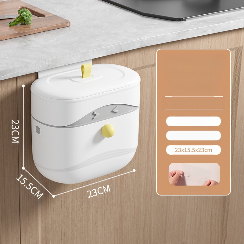 Köögi seinale kinnitatav prügikast, augustamata tualettkapi ukse prügikast kaanega, majapidamise libisev prügikast, hulgimüük