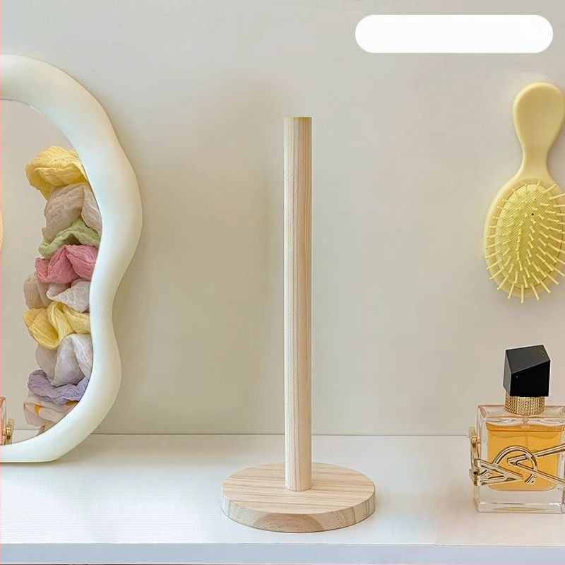 Medinis storosios žarnos plaukų ritės laikymo stovas, didelės vertės odinis galvos juostos galvos gėlės skumbrės žuvies segtuko laikymo organizatorius plaukų aksesuarų demonstravimo stovas