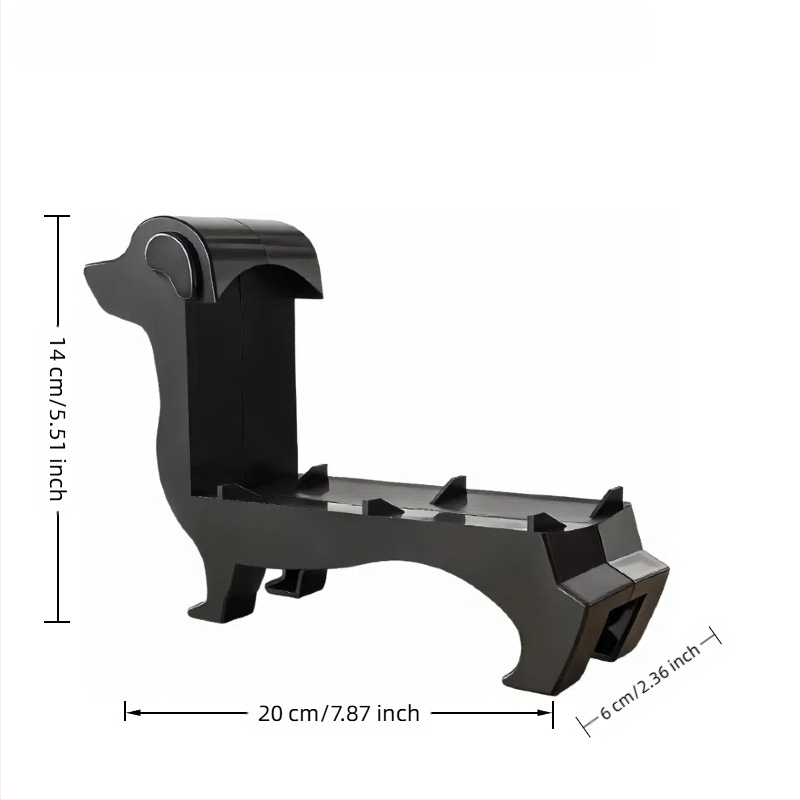 Piiriülene uus loominguline punase veini pudelihoidja, Wachshundi koerapudeliriiul, veiniriiul, punase veini riiul, töölaua kaunistused