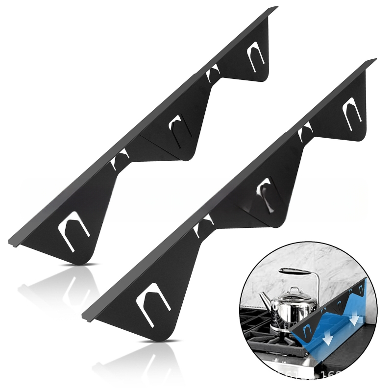 2 чифта уплътнителни плочи от неръждаема стомана, регулируеми телескопични капаци за празнина на котлона