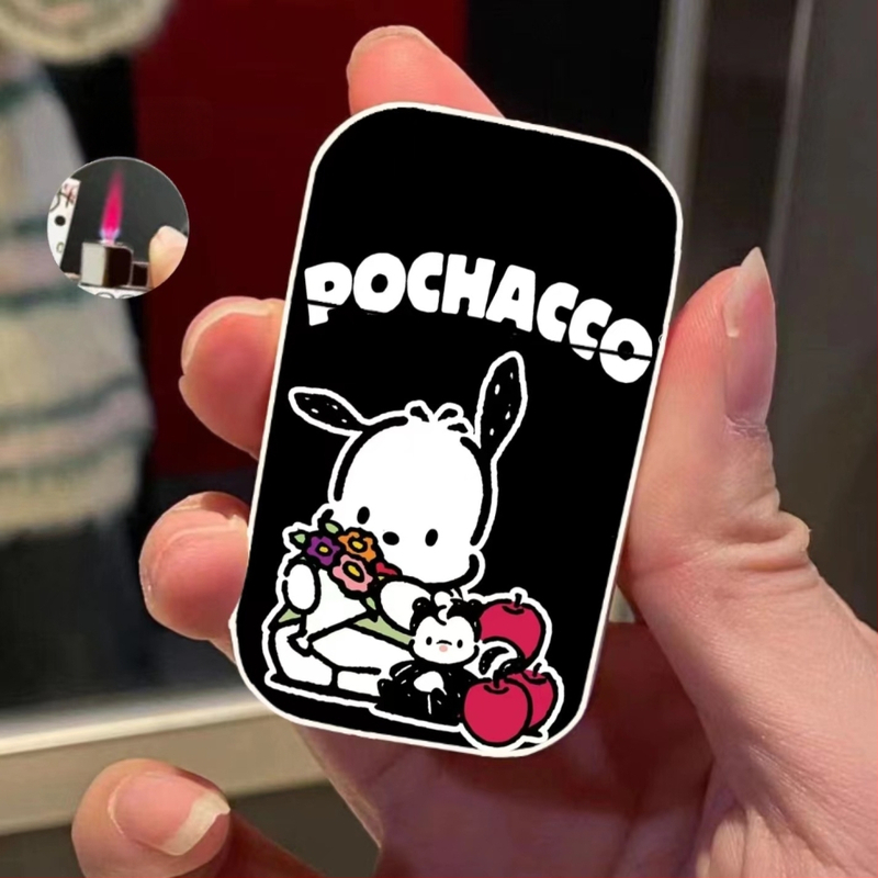 Metalinis apvalkalas, vėjui nelaidus žiebtuvėlis, rožinės spalvos liepsnos stiliaus, pripučiamas žiebtuvėlio palaikymo karta