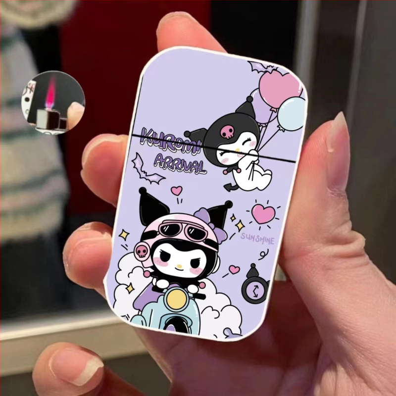 Metalinis apvalkalas, vėjui nelaidus žiebtuvėlis, rožinės spalvos liepsnos stiliaus, pripučiamas žiebtuvėlio palaikymo karta