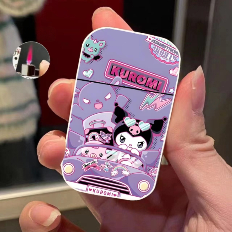 Metalinis apvalkalas, vėjui nelaidus žiebtuvėlis, rožinės spalvos liepsnos stiliaus, pripučiamas žiebtuvėlio palaikymo karta