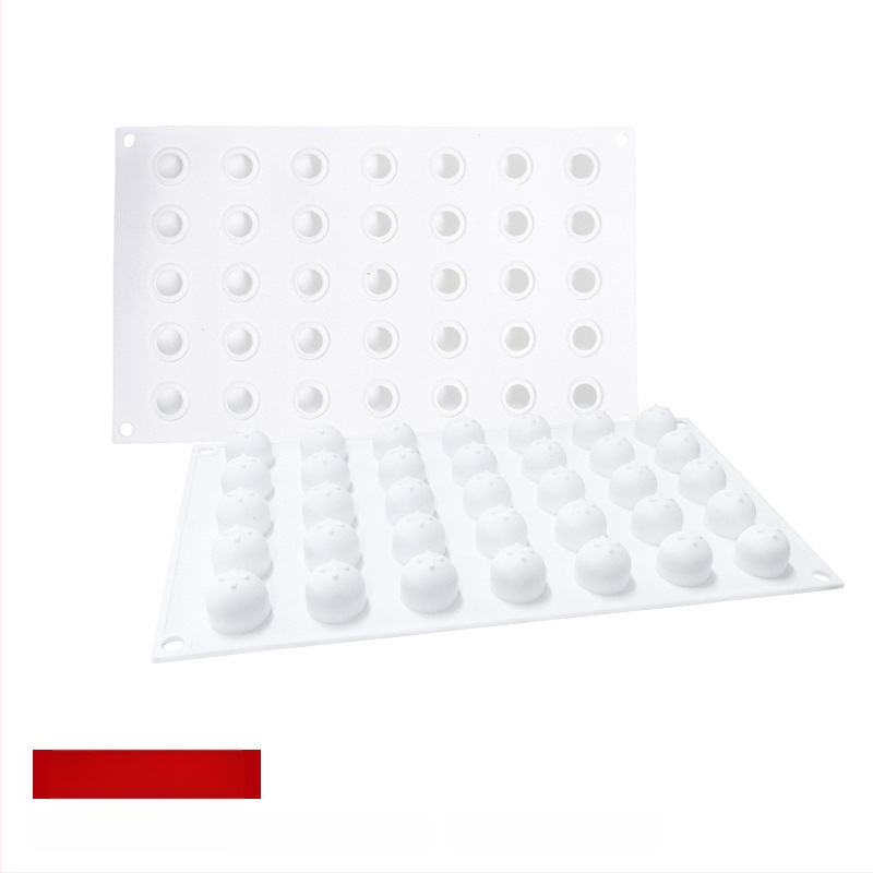 Gyártó raktáron 35 darabos szarvasgombás szilikon mousse tortaforma fagylalt szilikonba ágyazott forma csokoládé