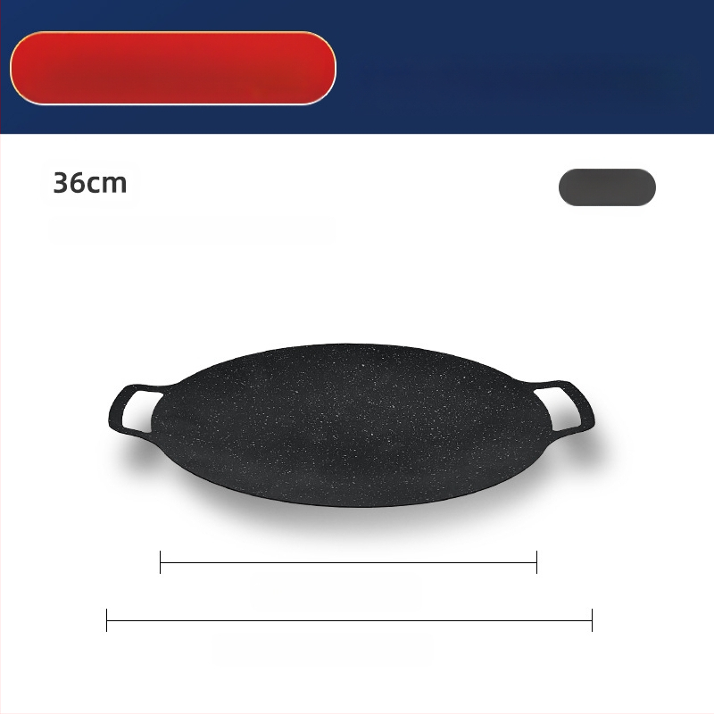 Küpsetusplaat välistingimustes kasutatav ümmargune Maifan kivi mittenakkuva telkimispapp-tüüpi küpsetusplaat kaubanduslikuks grillitud kalaks majapidamises Korea grill-grill