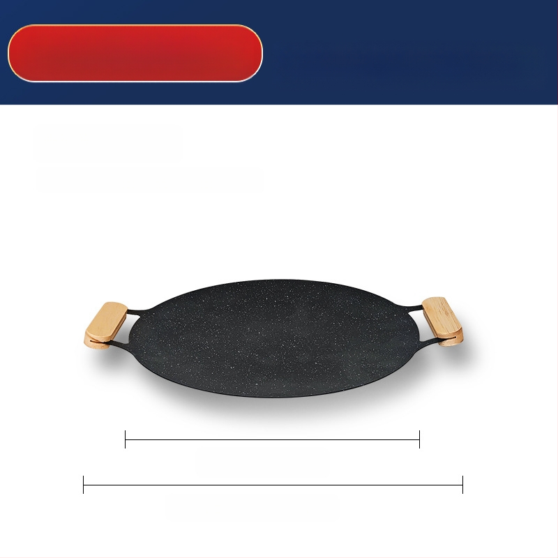 Küpsetusplaat välistingimustes kasutatav ümmargune Maifan kivi mittenakkuva telkimispapp-tüüpi küpsetusplaat kaubanduslikuks grillitud kalaks majapidamises Korea grill-grill