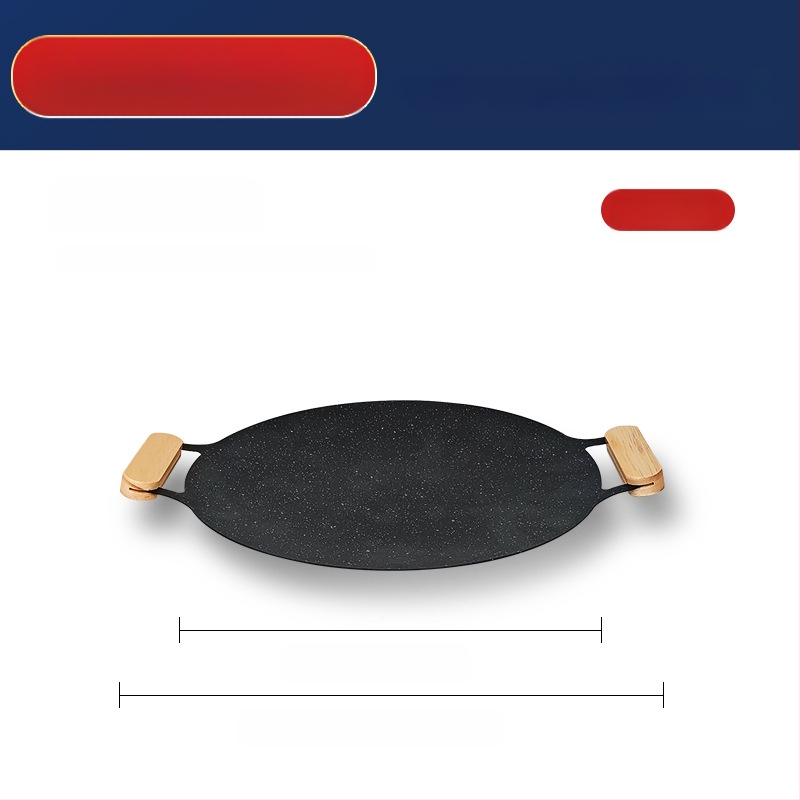 Küpsetusplaat välistingimustes kasutatav ümmargune Maifan kivi mittenakkuva telkimispapp-tüüpi küpsetusplaat kaubanduslikuks grillitud kalaks majapidamises Korea grill-grill