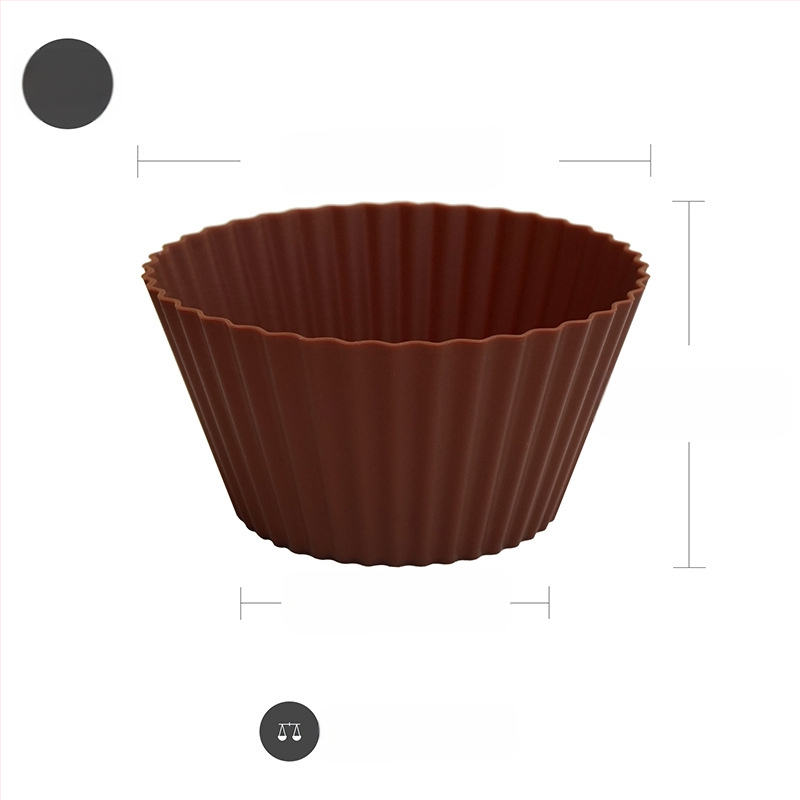 Silikonski kalup za torte Mafen, kalup za pećnicu na visokoj temperaturi, kalup za pečenje rižinih kolača i čokolade, 18 kalupa