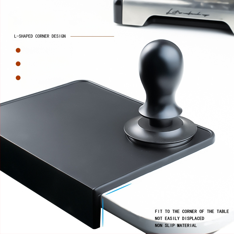 Itaalia baari kohvimasina puudrimatt silikoonist libisemiskindel lameda nurgaga puudrivasara hoiupadi riidest puudrimatt