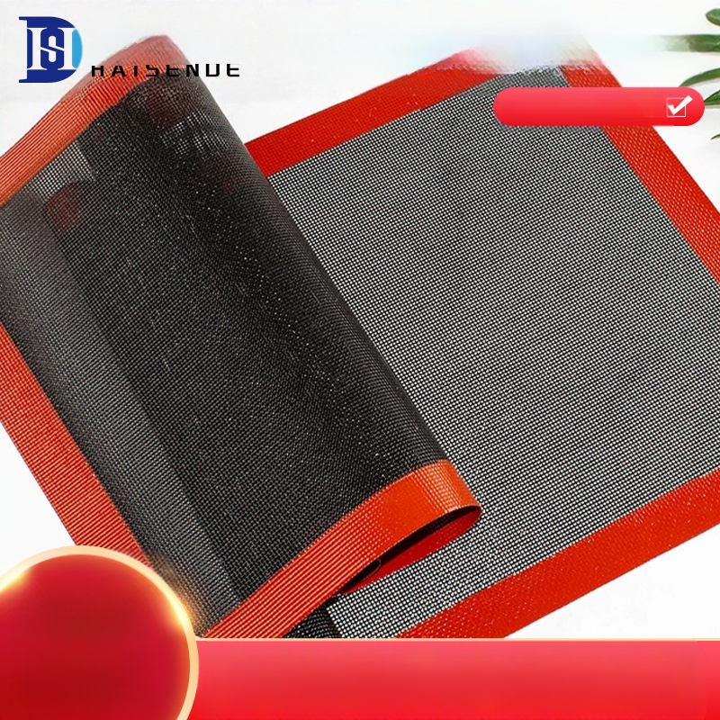 Gamintojo tiekiamas iškirptas tinklelio silikoninis kilimėlis duonos kepimui, nelimpantis stiklo pluošto iškirptas kepimo skardos kilimėlis, kvėpuojantis silikoninis kepimo kilimėlis