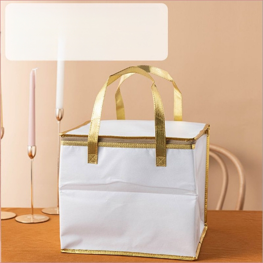 Τσάντα μόνωσης κέικ, ειδική τσάντα ψύξης για πακέτο, τσάντα χειρός, τσάντα παράδοσης από παχύρρευστο μη υφασμένο αλουμινόχαρτο, μικρή και μεγάλη συσκευασία