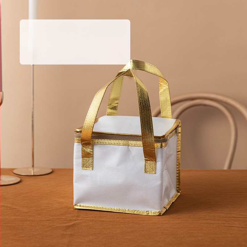 Τσάντα μόνωσης κέικ, ειδική τσάντα ψύξης για πακέτο, τσάντα χειρός, τσάντα παράδοσης από παχύρρευστο μη υφασμένο αλουμινόχαρτο, μικρή και μεγάλη συσκευασία