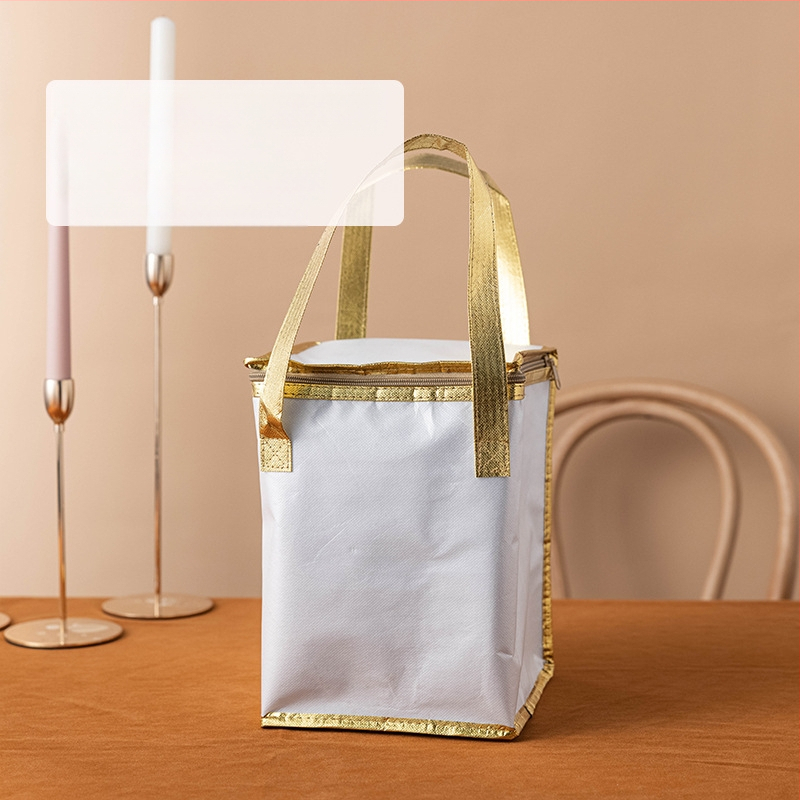 Izolacijska vrećica za torte, Posebna vrećica za hlađenje za van, Torbica, Vrećica za dostavu od zadebljane netkane aluminijske folije, Malo i veliko pakiranje