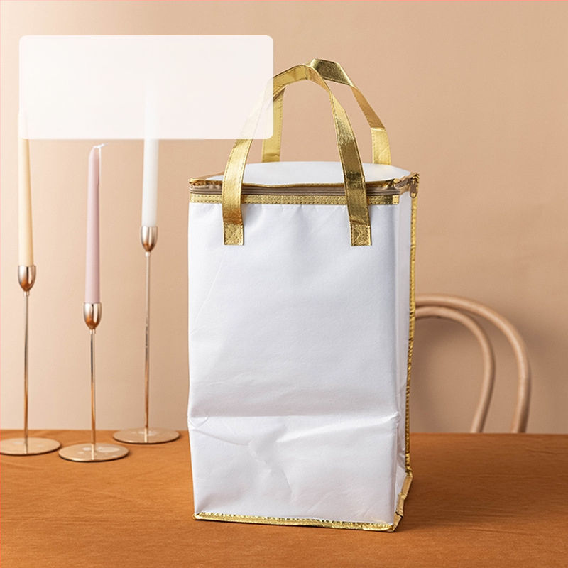 Τσάντα μόνωσης κέικ, ειδική τσάντα ψύξης για πακέτο, τσάντα χειρός, τσάντα παράδοσης από παχύρρευστο μη υφασμένο αλουμινόχαρτο, μικρή και μεγάλη συσκευασία