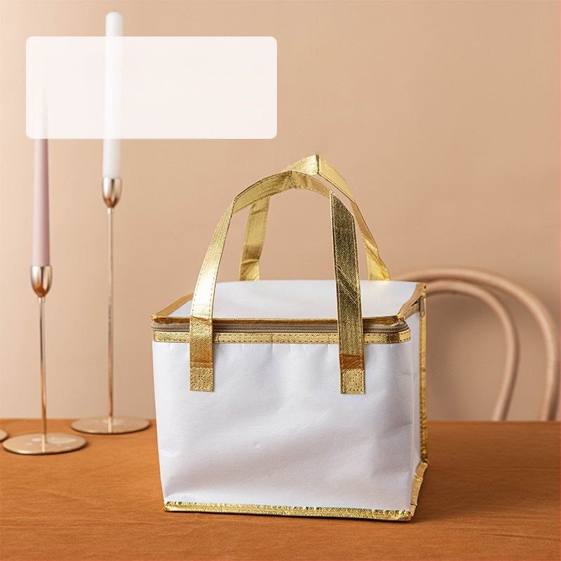 Τσάντα μόνωσης κέικ, ειδική τσάντα ψύξης για πακέτο, τσάντα χειρός, τσάντα παράδοσης από παχύρρευστο μη υφασμένο αλουμινόχαρτο, μικρή και μεγάλη συσκευασία