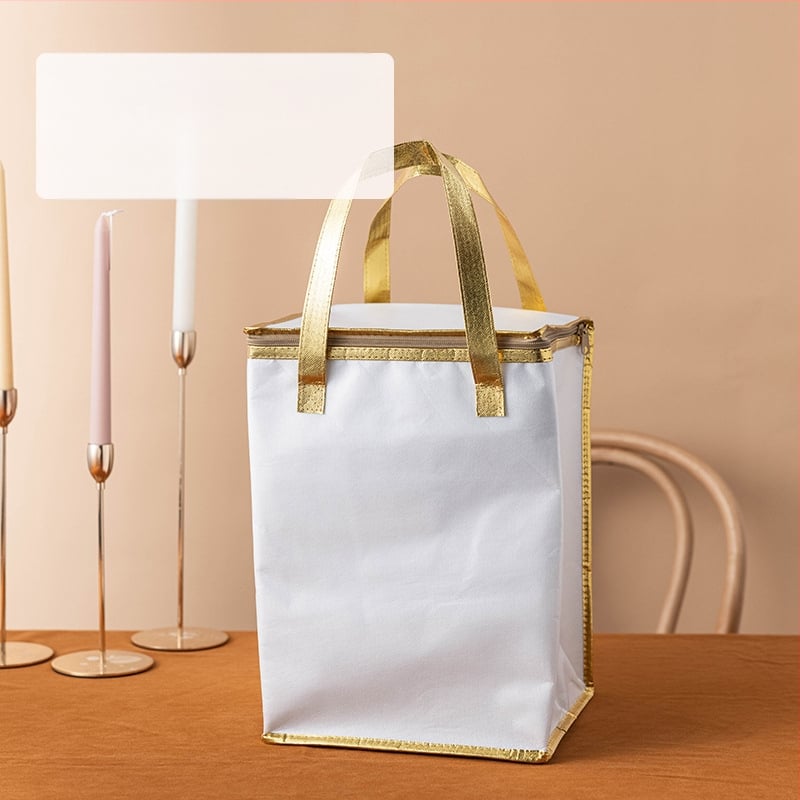 Τσάντα μόνωσης κέικ, ειδική τσάντα ψύξης για πακέτο, τσάντα χειρός, τσάντα παράδοσης από παχύρρευστο μη υφασμένο αλουμινόχαρτο, μικρή και μεγάλη συσκευασία