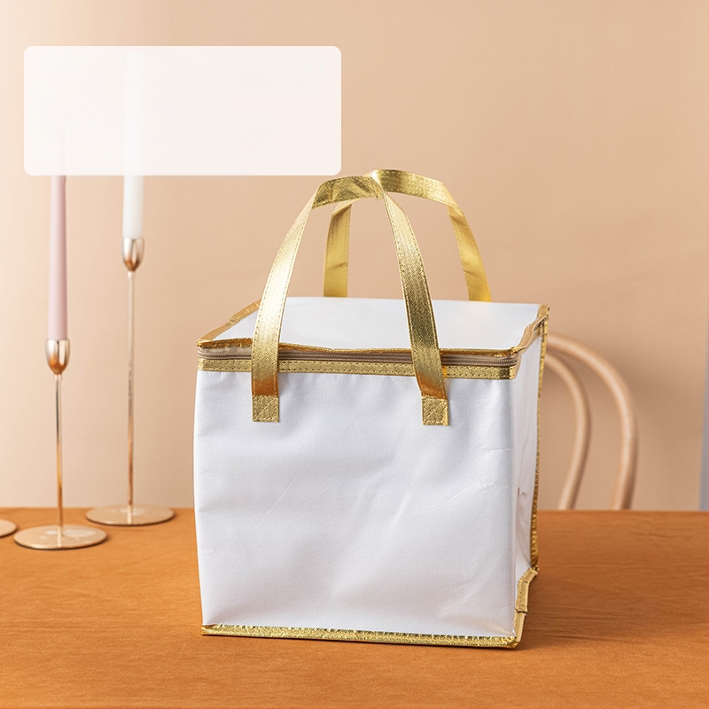 Τσάντα μόνωσης κέικ, ειδική τσάντα ψύξης για πακέτο, τσάντα χειρός, τσάντα παράδοσης από παχύρρευστο μη υφασμένο αλουμινόχαρτο, μικρή και μεγάλη συσκευασία