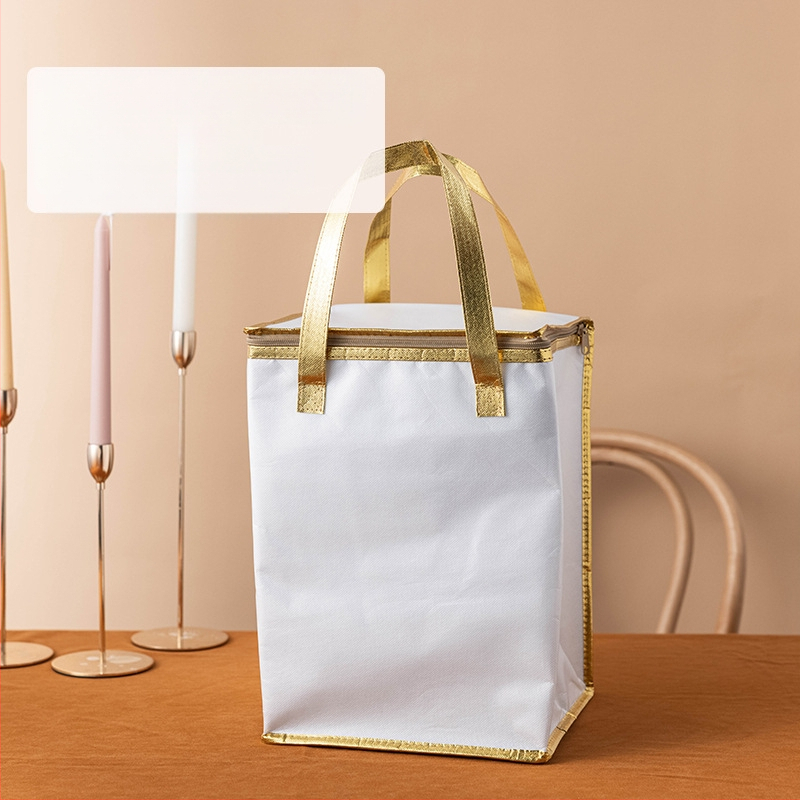 Τσάντα μόνωσης κέικ, ειδική τσάντα ψύξης για πακέτο, τσάντα χειρός, τσάντα παράδοσης από παχύρρευστο μη υφασμένο αλουμινόχαρτο, μικρή και μεγάλη συσκευασία