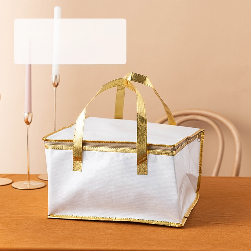 Τσάντα μόνωσης κέικ, ειδική τσάντα ψύξης για πακέτο, τσάντα χειρός, τσάντα παράδοσης από παχύρρευστο μη υφασμένο αλουμινόχαρτο, μικρή και μεγάλη συσκευασία