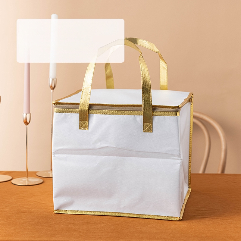 Τσάντα μόνωσης κέικ, ειδική τσάντα ψύξης για πακέτο, τσάντα χειρός, τσάντα παράδοσης από παχύρρευστο μη υφασμένο αλουμινόχαρτο, μικρή και μεγάλη συσκευασία