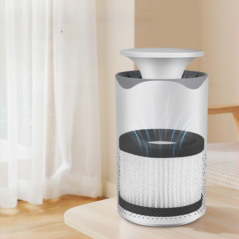 Uus kodumajapidamises kasutatav kahe-ühes õhupuhasti siseruumides kasutamiseks lisaks formaldehüüdi ja suitsu piiriülesele laualambi puhastajale