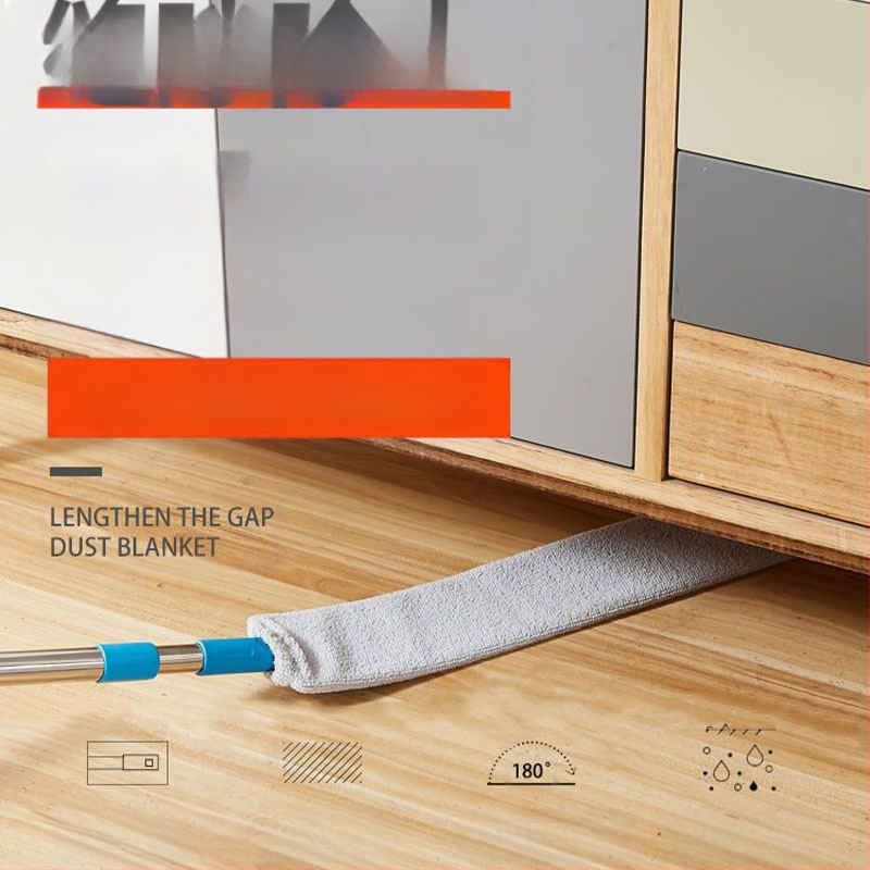 Lovos dugno valymo artefaktas buitinis dulkių šluostė tarpų valymas naujas teleskopinis strypas itin plonas šluostė elektrostatinis nusodintuvas