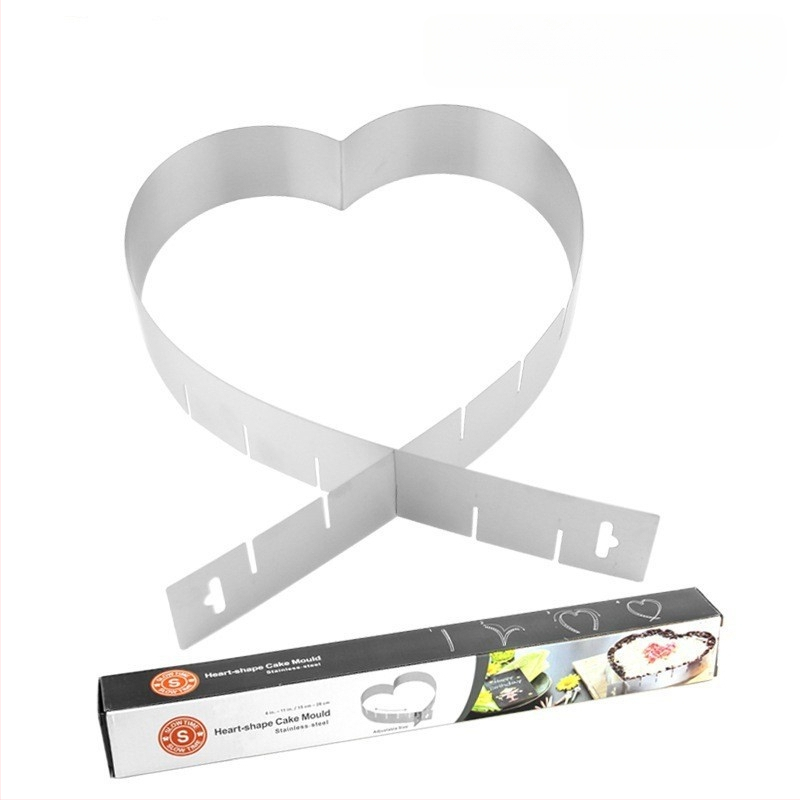 Határokon átnyúló rozsdamentes acél mousse kör sajtos lasagne forma teleszkópos kerek torta kör torta forma sütőeszköz