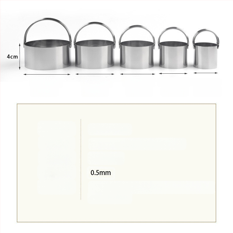 Határokon átnyúló rozsdamentes acél mousse kör sajtos lasagne forma teleszkópos kerek torta kör torta forma sütőeszköz